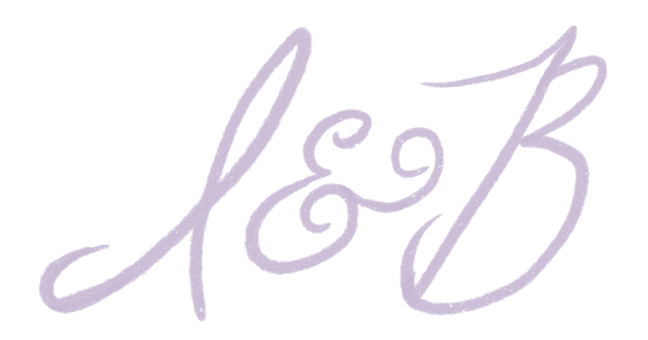 I and B wedding monogram